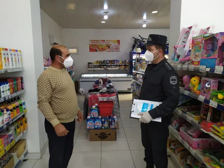 Cəlilabadda tibbi maskadan istifadə etməyənlər cərimələnib