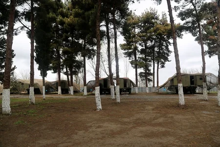 Zakir Həsənov təlimin komanda idarəetmə məntəqəsində oldu - VİDEO