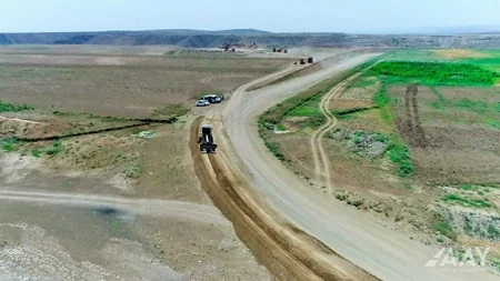 Talış-Tapqaraqoyunlu-Qaşaltı yeni avtomobil yolunun tikintisi sürətlə davam etdirilir