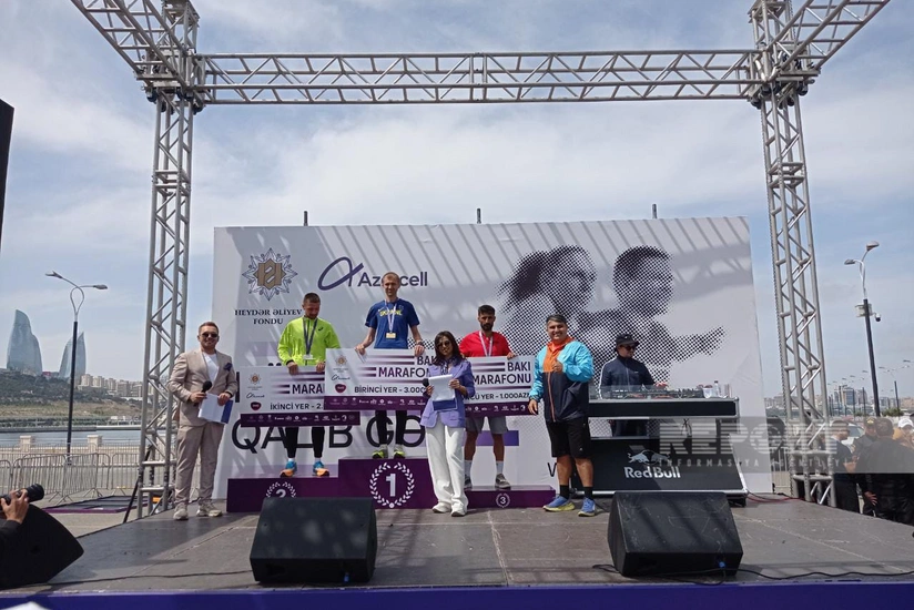Награждены победители Бакинского марафона 2023