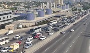 В Баку на 15 улицах и проспектах затруднено движение транспорта