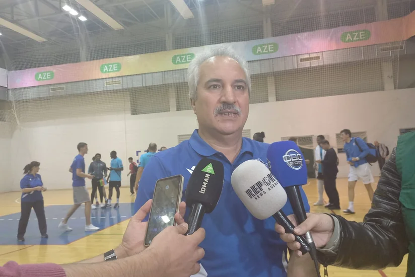 Kürün baş məşqçisi: İki gün əvvəl bir həndbolçumuzun zədələnməsi bizə çətinlik yaratdı