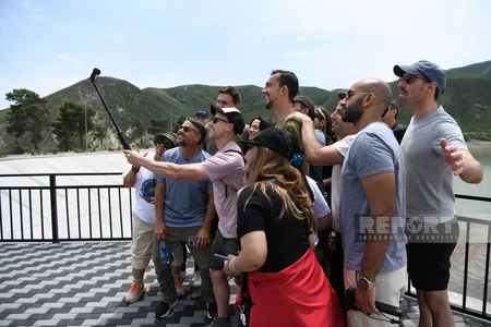 Tanınmış səyyahlar Suqovuşan su anbarında olublar