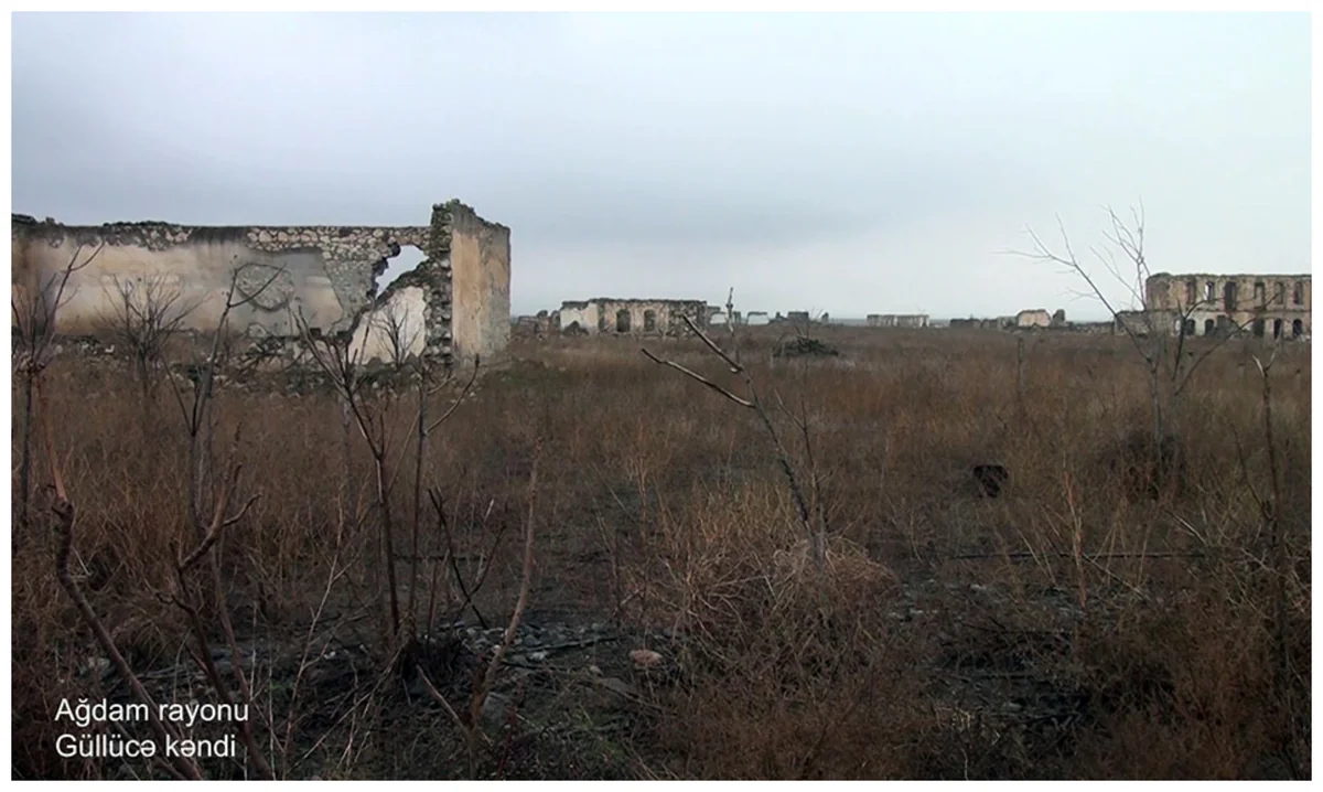 Footage from Gulluja village of Aghdam