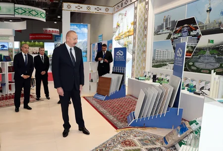 Prezident İlham Əliyev SPECA ölkələrinin sərgisinin açılışında iştirak edib - YENİLƏNİB