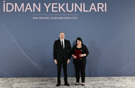 Prezident İlham Əliyev 2024-cü ilin idman yekunlarına həsr olunan mərasimdə iştirak edib - YENİLƏNİB