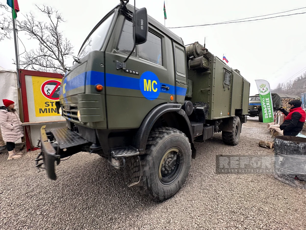 64 vehicles of Russian peacekeepers move unhindered on Khankandi-Lachin road