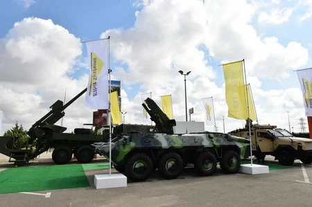 President Ilham Aliyev views 3rd Azerbaijan International Defense Exhibition ADEX 2018