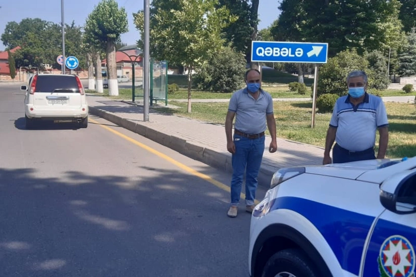 В Исмаиллы оштрафованы люди, незаконно приехавшие на отдых 