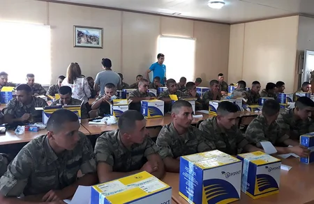 Azərbaycanın hərbi hissələrində bayram tədbirləri keçirilir