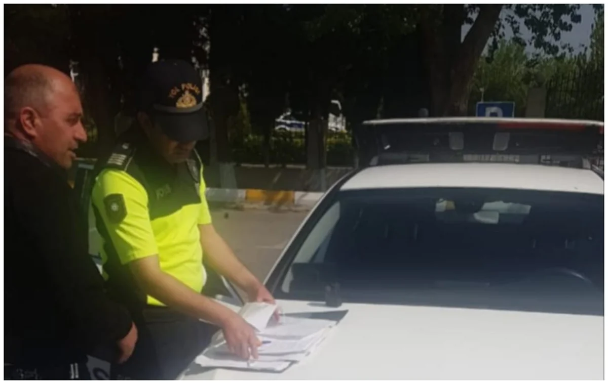 Ağcabədidə yol polisi reyd keçirib, 70-dən çox sürücü cərimələnib