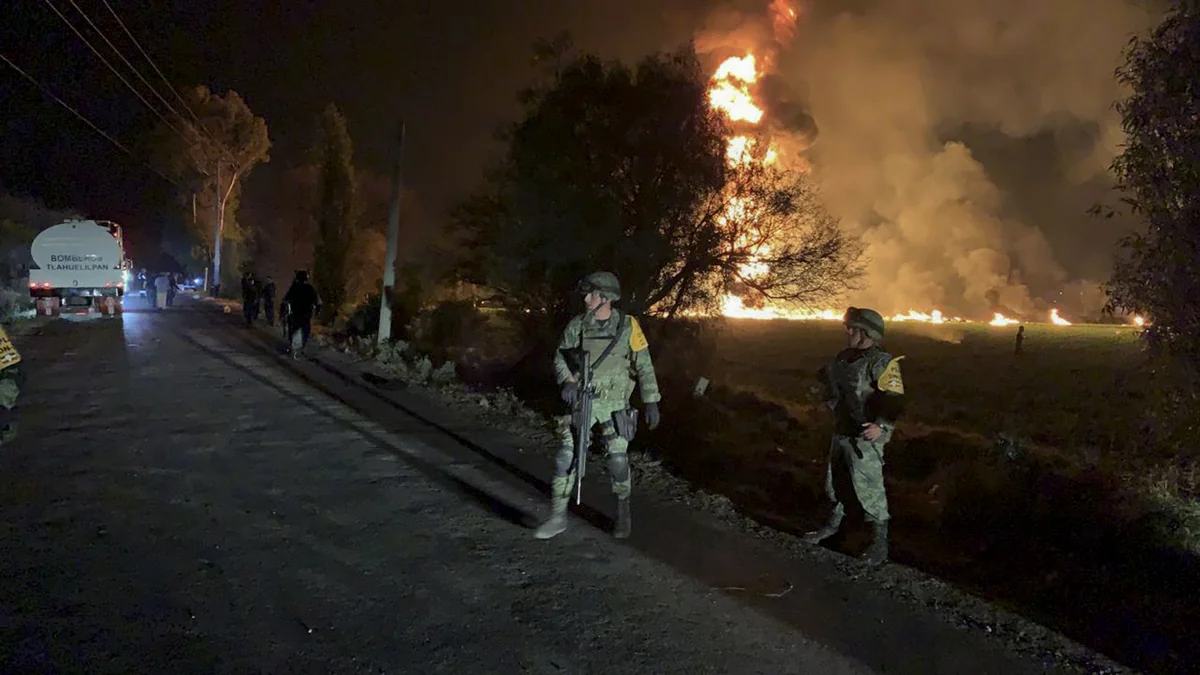 Возросло число жертв взрыва на газопроводе в Мексике