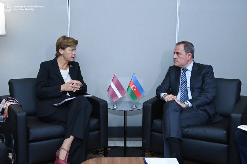 Главы МИД Азербайджана и Латвии обсудили перспективы сотрудничества