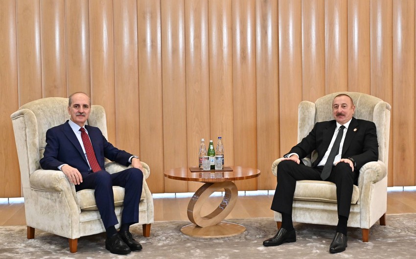 TBMM sədri İlham Əliyevi yenidən Prezident seçilməsi münasibətilə  təbrik edib
