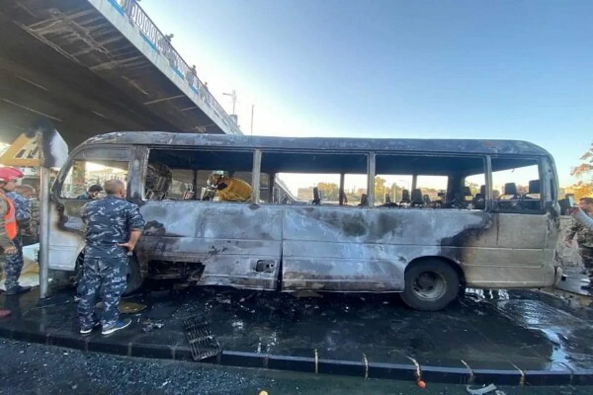 Suriyada orduya məxsus avtobusda partlayış törədilib, 18 hərbçi ölüb