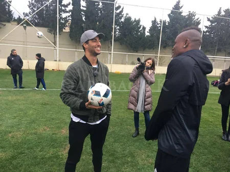 Победитель Гран-при Азербайджана посетил клуб Карабах