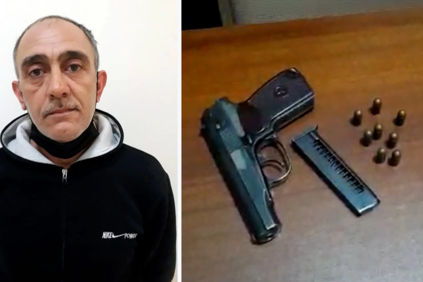 Maştağada silahlı şəxs saxlanıldı