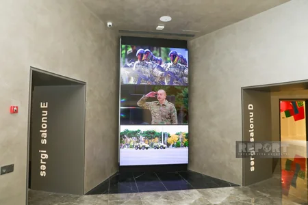 Dövlət Bayrağı Meydanındakı yenilənmiş Bayraq Muzeyi təqdim edilib