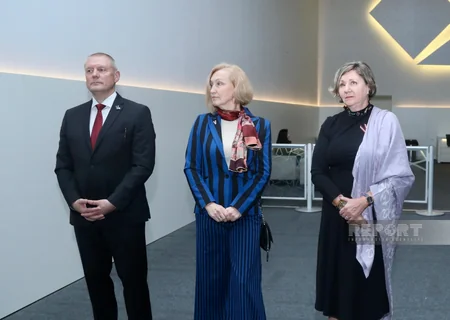 Bakıda Latviya Respublikasının elan olunmasının 105 illiyi qeyd edilib