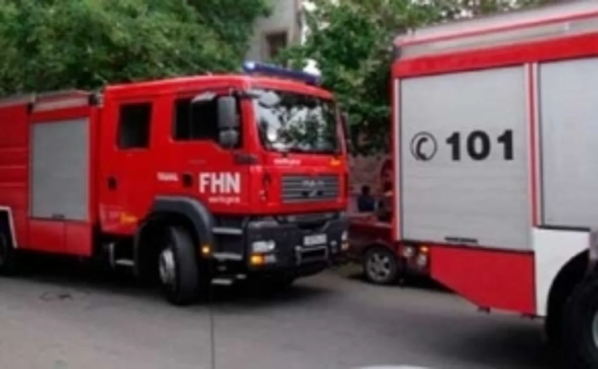 Sumqayıtda yanğın zamanı 52 yaşlı kişi ölüb