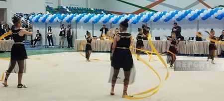 Qubada bədii gimnastika üzrə 28-ci Azərbaycan birinciliyinin açılış mərasimi keçirilib