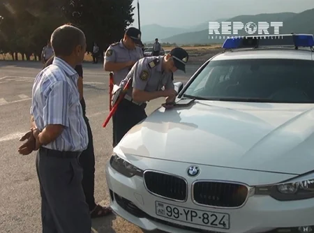 DYP reyd keçirib, 80-dən çox sürücü cərimələnib - FOTO - VİDEO - ƏLAVƏ OLUNUB