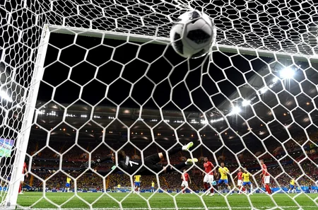 DÇ-2018: İsveçrə millisi Braziliya ilə heç-heçə edib