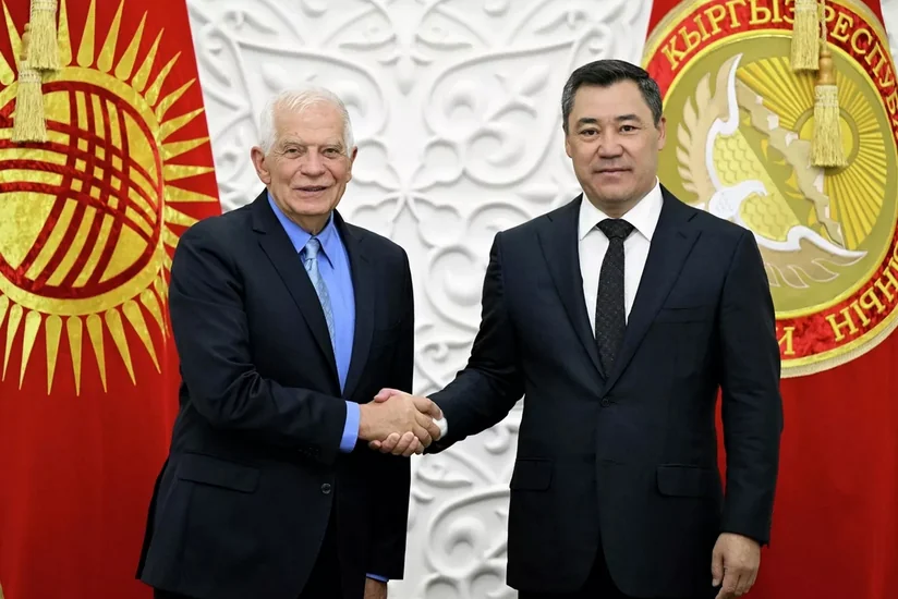 Kyrgyz President Japarov receives Josep Borrell