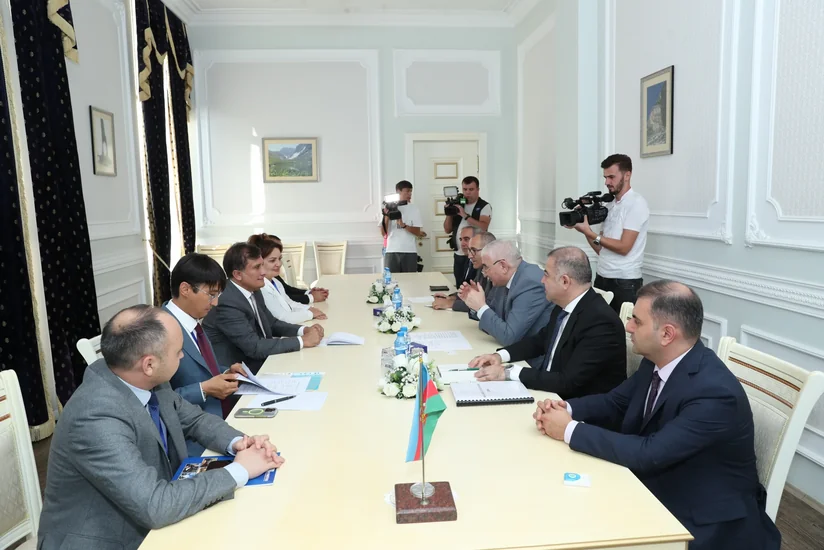 Мазахир Панахов встретился с делегацией наблюдателей от ОТГ