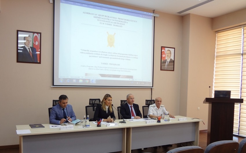 Baş Prokurorluqda Gömrük Komitəsinin işçiləri üçün təlimlər keçirilib