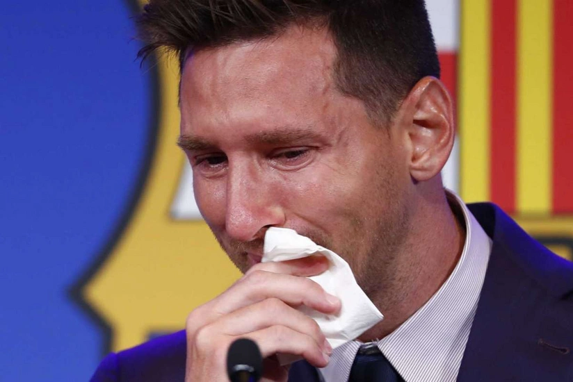 Messi’s napkin with tears put up for auction for $ 1 million