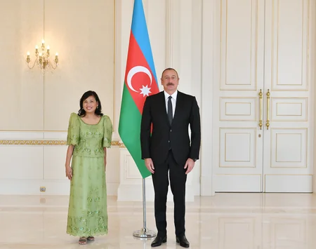 President Ilham Aliyev receives credentials of incoming Philippine ambassador