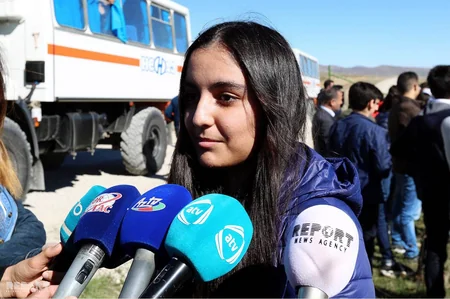 Bir qrup şagirdin Şamaxı Safari Parkına ekskursiyası təşkil olunub - FOTO