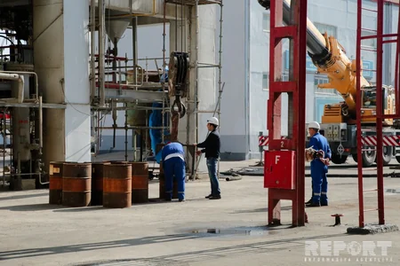 SOCAR Neft Emalı Zavodunda dövri təmiri mərhələli şəkildə yekunlaşdırır - VİDEO