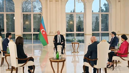 Prezident İlham Əliyev yerli televiziya kanallarına müsahibə verib - YENİLƏNİB