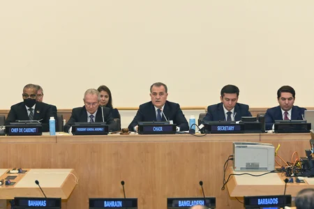 Ceyhun Bayramov Qoşulmama Hərəkatının nazirlər görüşündə Ermənistanın son təxribatlarından danışıb