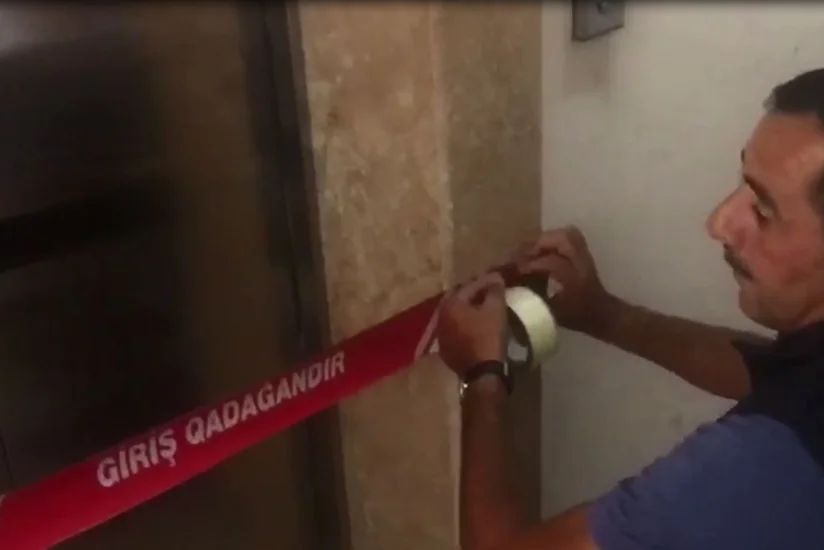 Bakıda təhlükəsizlik tələblərinə cavab verməyən liftin fəaliyyəti dayandırılıb