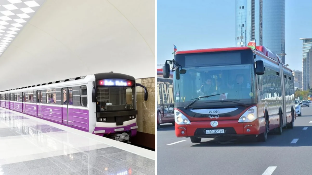 Baku metro, buses to suspend operation on weekends next month - DECISION