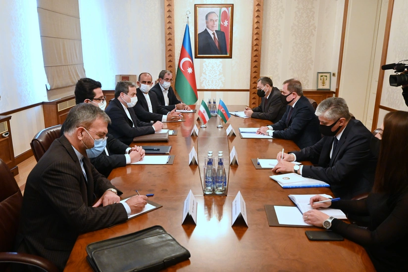 Jeyhun Bayramov meets with special envoy of Iranian president