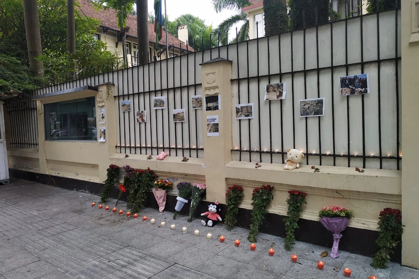 Vyetnamlılar Gəncə terrorunun qurbanlarını yad ediblər