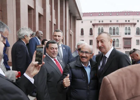President Ilham Aliyev receives participants of 55th Convention of World Boxing Council