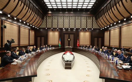 İlham Əliyev və Rəcəb Tayyib Ərdoğanın geniş tərkibdə görüşü olub - YENİLƏNİB - 2