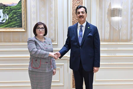 Azərbaycanla Pakistan parlamentlərarası əlaqələrin genişləndirilməsini müzakirə edib