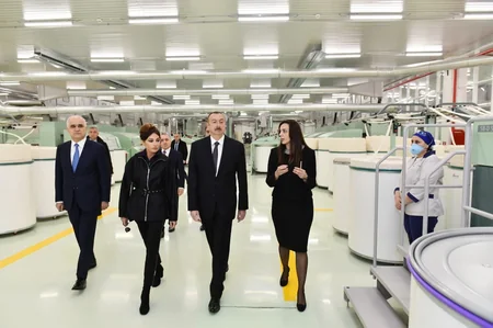 “Mingəçevir Tekstil” MMC-nin iplik istehsalı üzrə iki müəssisəsinin açılışı olub