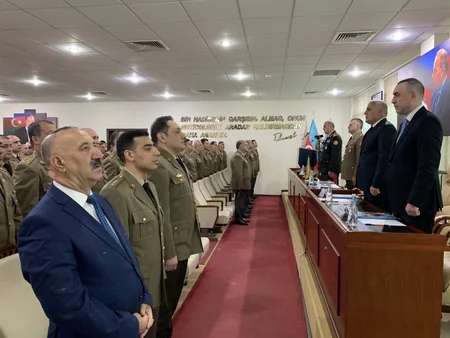 FHN-in Dövlət Yanğın Nəzarəti Xidmətində “Heydər Əliyev İli”nə həsr olunmuş tədbir keçirilib