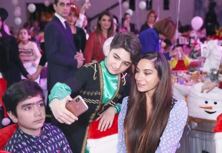 Heydar Aliyev Foundation arranges traditional New Year party for children