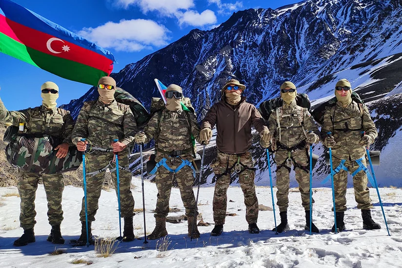 Expedition To the peak organized on occasion of Victory Day in Azerbaijan