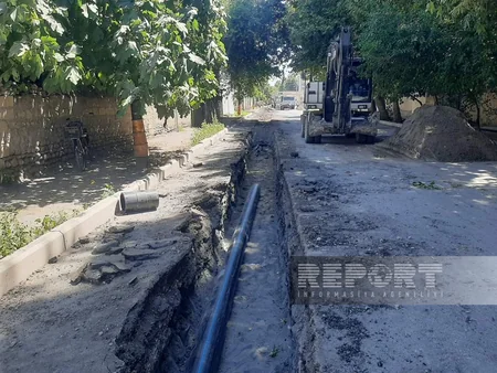Yevlaxın bir neçə yaşayış massivinə içməli su çəkilir