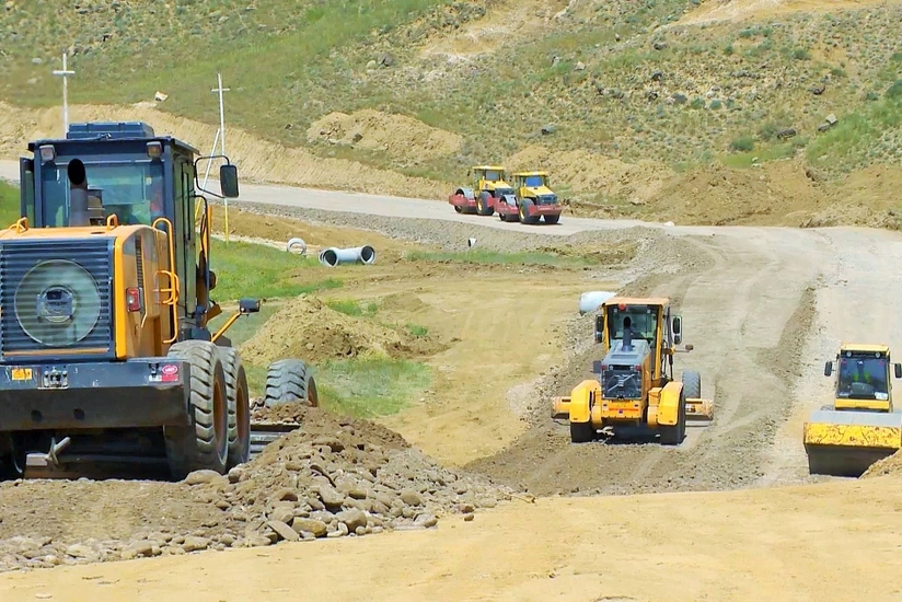Продолжается строительство новой автодороги к комплексу Кешикчидаг