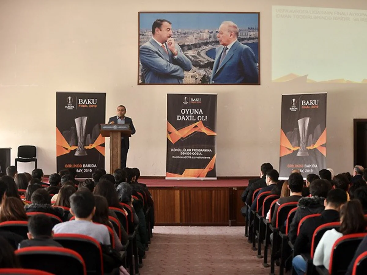 Avropa Liqasının final oyununun Bakıda keçirilməsi ilə əlaqədar tədbir baş tutub